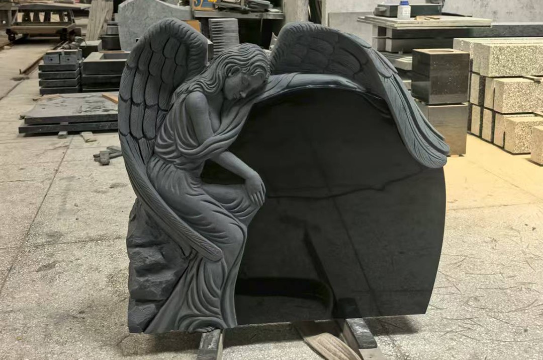 black granite gravestone black granite gravestone