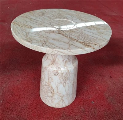 Marmor Top Guld Sofabord